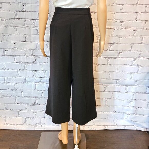NWOT!! - ANN TAYLOR Factory, Black cropped wide legged pants - Picture 11 of 14